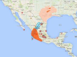 El Mapa de Crisis muestra información relevante del huracán y permite que terceros agreguen capas informativas. ESPECIAL / Google Maps