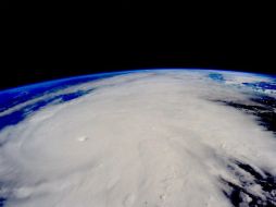 El Huracán Patricia, aún es categoría 5 a pesar de haber tocado tierra. NTX / NASA