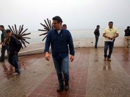 El gobernador de Jalisco, Aristóteles Sandoval, se encuentra en la costa del Estado para supervisar las labores de Protección Civil. EL INFORMADOR / M. Vargas