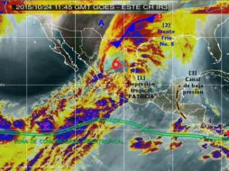 'Patricia' ocasionará lluvias en todo el País, el SMN recomienda seguir las indicaciones de Protección Civil. TWITTER / @conagua_clima