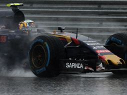 No es la primera vez que Sainz tiene un percance en las calificaciones. AFP / J. Samad