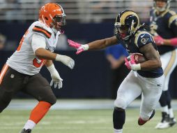 Gurley anotó en acarreos de una y 16 yardas. AFP / M. Thomas