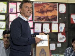 El candidato del paritdo Cambiemos, Mauricio Macri. AFP / J. Mambromata