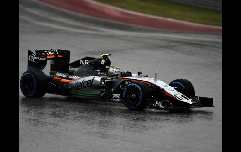 El piloto de Force India apuntó que las condiciones de la pista no fueron sencillas de sortear. AFP / J. Samad