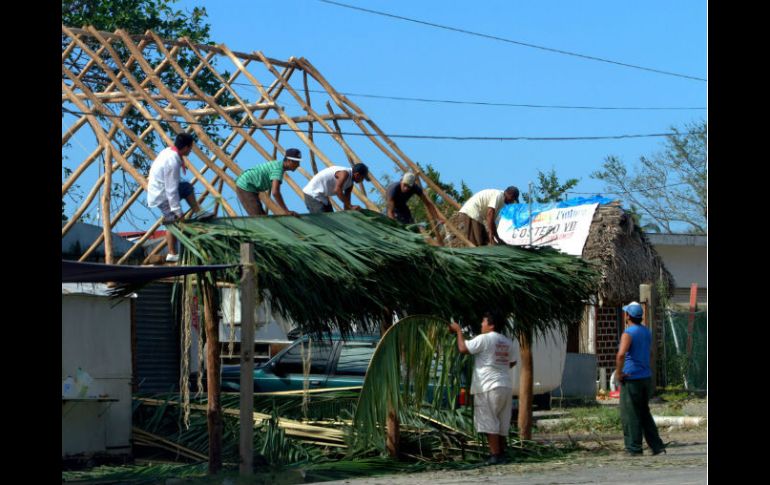 La población ya se recupera del paso de este fenómeno natural. NTX / N. Gutiérrez