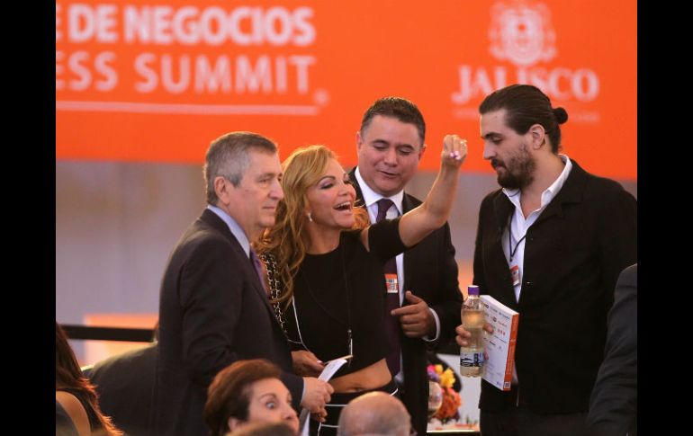 Vergara asistió este lunes a una conferencia magistral en la Cumbre de Negocios 2015. EL INFORMADOR / P. Franco