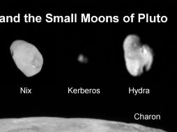 Las fotos publicadas por la NASA muestran que la luna es más pequeña y brillante de lo esperado por los científicos. ESPECIAL / www.nasa.gov