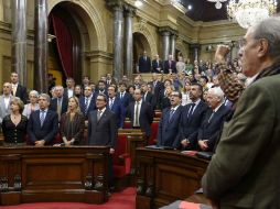 Junts pel Sí y CUP, partidos independentistas, tienen mayoría en el parlamento regional. AFP / L. Gene