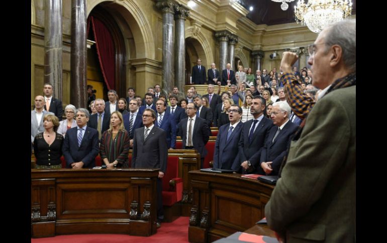 Junts pel Sí y CUP, partidos independentistas, tienen mayoría en el parlamento regional. AFP / L. Gene