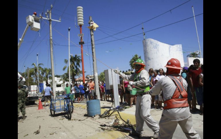 Hasta el momento se han contabilizado dos mil 551 viviendas afectadas. EFE / J. Nuñez