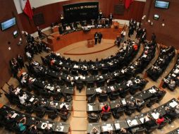 Durante la sesión de este miércoles, también aprobaron la Ley General de Derechos. NTX / ARCHIVO