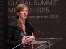 En el marco de la Cumbre del Gobierno Abierto, la embajadora Samantha Power realiza una visita de tres días a México. SUN / L. Godínez