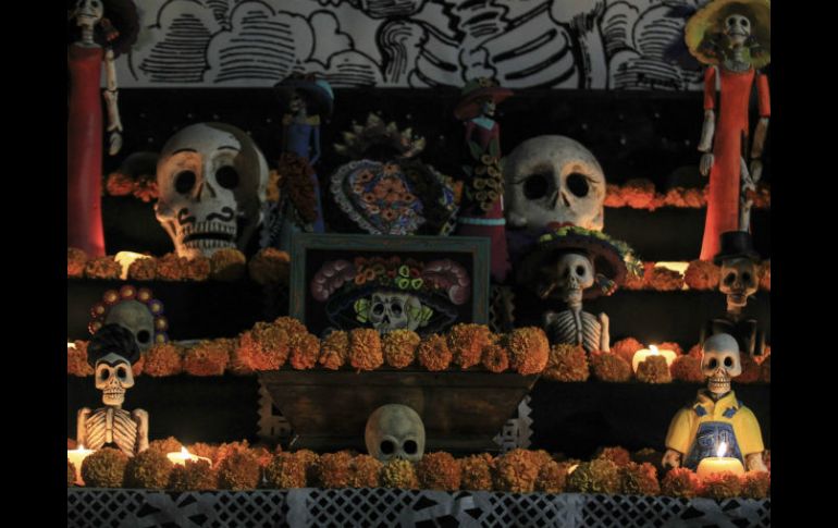 Altar en Tlaquepaque. También en la ZMG hay actividades de esta fiesta declarada Patrimonio Cultural Inmaterial de la Humanidad. EL INFORMADOR / F. Atilano