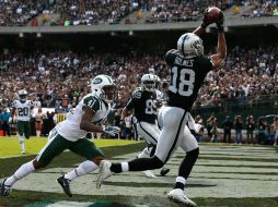 Los Raiders (4-3) tienen su primer registro ganador en esta etapa de la campaña desde 2011. AFP / E. Shaw