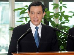 Ma Ying Jeou ha defendido en varias ocasiones su política de acercamiento con China, afirmando que les brindará estabilidad. AFP / ARCHIVO