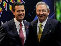 Peña Nieto y Castro firmarán instrumentos en temas de migración, pesca, turismo, educación y cooperación diplomática. AFP / ARCHIVO