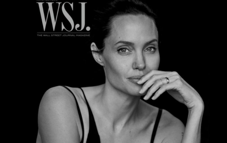 Jolie comenta que quiere asegurarse de que sus hijos nunca estén preocupados por ella. ESPECIAL / wsj.com