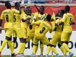 La Selección de Mali festeja su pase a la final del Mundial. AFP / A. Pina