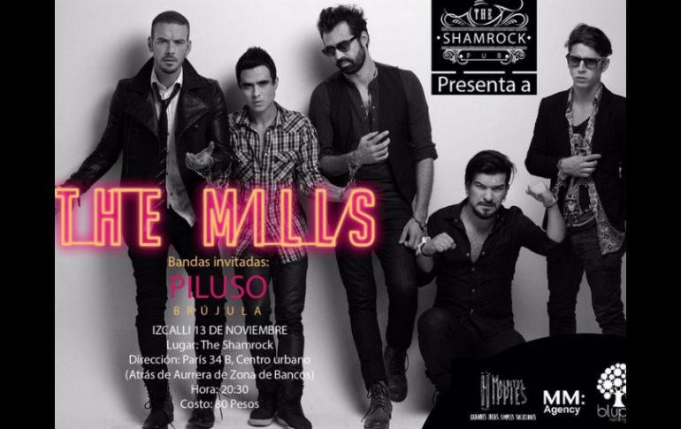 Se encuentran felices y emocionados de estar ante el público mexicano. TWITTER / @themillsband