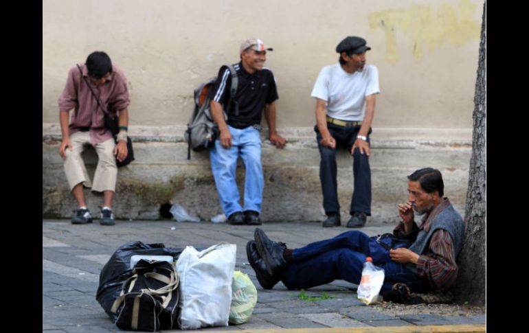 Agentes federales de Migración detectaron varios grupos de hondureños en el Centro Histórico de Campeche. EL INFORMADOR / ARCHIVO