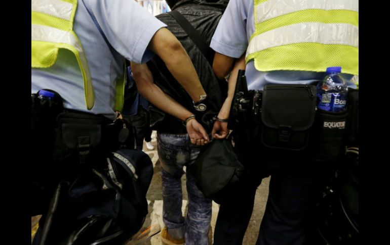 Siete personas sospechosas son detenidas por la policía detuvo en en la provincia meridional de Cantón. EFE / ARCHIVO