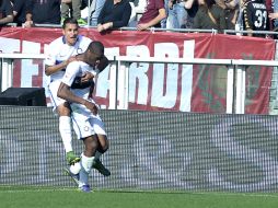 El internacional francés Kondogbia marcó el gol de triunfo en una acción espectacular. AP / M. Pinca