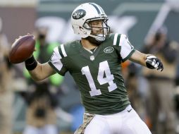 Ryan Fitzpatrick lanzó un par de pases de touchdown, pese a jugar con un ligamento desgarrado en el pulgar izquierdo. AP / S. Wenig