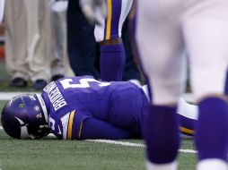 El quarterback Teddy Bridgewater sufrió una conmoción cerebral. AP / A. Heisenfelt