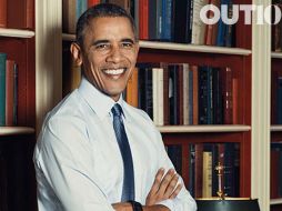 En ese número aparece Obama en la portada y bajo él un titular: ''Nuestro presidente. Aliado. Héroe. Ícono''. TWITTER / @outmagazine