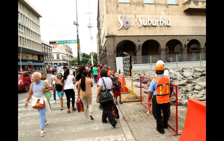 Los negocios afectados por las obras también pueden obtener una exención en gravámenes estatales. EL INFORMADOR / ARCHIVO