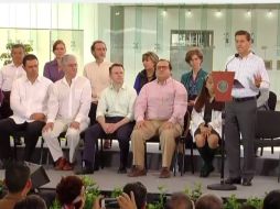 El Mandatario inauguró Clúster Científico y Tecnológico Biomimic, en Veracruz. YOUTUBE / Gobierno de la República