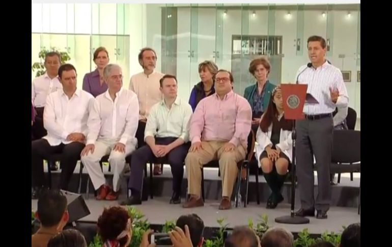 El Mandatario inauguró Clúster Científico y Tecnológico Biomimic, en Veracruz. YOUTUBE / Gobierno de la República