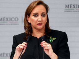 Claudia Ruiz Massieu señala que la SPF ya realiza una investigación del caso. NTX / J. Pazos