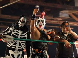 La Parka, Psycho Clown y Cibernético. EL INFORMADOR / ARCHIVO