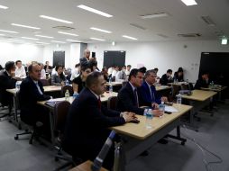 Aristóteles ha sostenido varios encuentros con empresarios en su gira por Japón. ESPECIAL / Gobierno de Jalisco