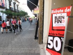 Negocios no inscritos a ''El Buen Fin'', utilizan el logo para aumentar sus ventas. EL INFORMADOR / R. Tamayo