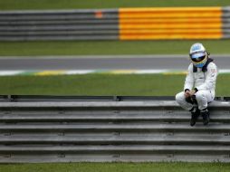 Fernando Alonso no ha tenido suerte en el Gran Premio de Brasil, hasta el momento. EFE / F. Bizerra