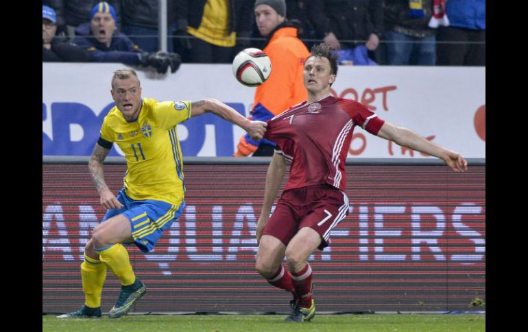 El partido de vuelta y definitorio para el pase será este martes 17 de noviembre en Copenhague. EFE / J. Henriksson