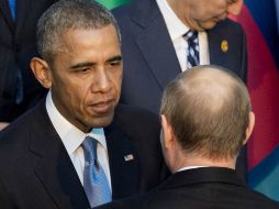 El último encuentro entre Obama y Putin tuvo lugar en septiembre. AFP / S. Loeb