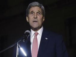 La visita de Kerry no se había anunciado por motivos de seguridad. AFP / D. Faget