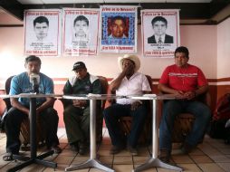 Padres de los normalistas estuvieron en Guadalajara para buscar apoyo en su lucha por encontrar a sus hijos. EL INFORMADOR / M. Vargas