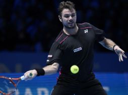 Con esta victoria, Wawrinka mantiene intactas sus opciones de llegar a semifinales del Masters. EFE / F. Arrizabalaga