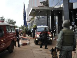 La captura de rehenes por hombres armados, presuntos yihadistas, duró cerca de nueve horas. AFP / H. Kouyate