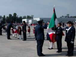 La ceremonia se realizó en las instalaciones del Colegio del Aire, en Zapopan. EL INFORMADOR /