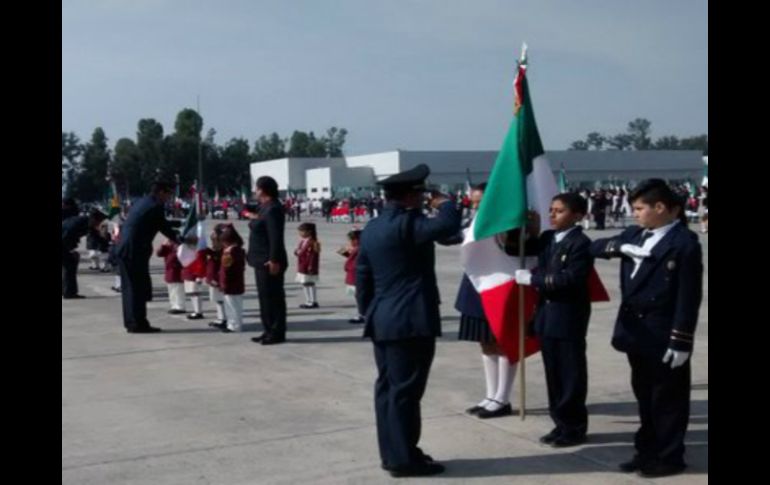 La ceremonia se realizó en las instalaciones del Colegio del Aire, en Zapopan. EL INFORMADOR /