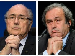 Blatter y Platini se han visto envueltos en escándalos de corrupción. AFP / ARCHIVO