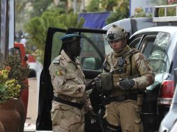 Miembros del Ejército maliense durante su guardia. AFP / H. Kouyate