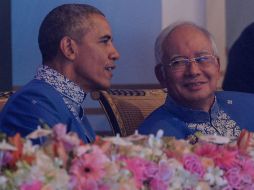 Obama y Najib participarán a partir del domingo en la cumbre más amplia de 18 países de Asia y el Pacífico. AFP / M. Rasfan