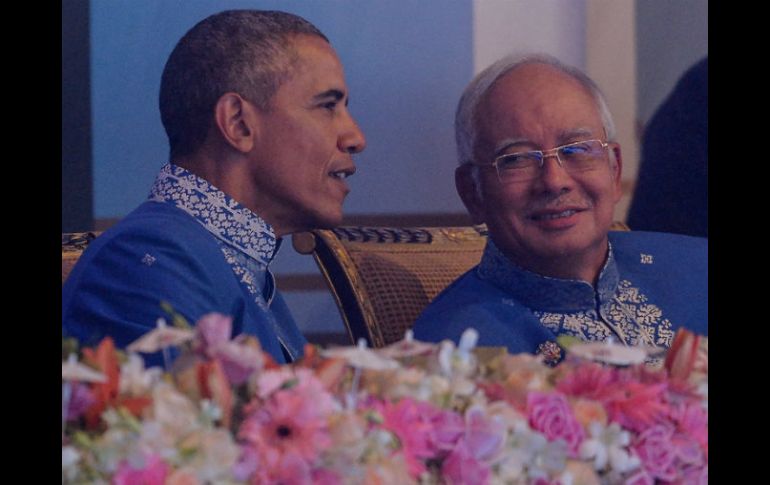 Obama y Najib participarán a partir del domingo en la cumbre más amplia de 18 países de Asia y el Pacífico. AFP / M. Rasfan