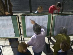 Anticipan que los resultados oficiales se darán a conocer antes de la medianoche. EFE / M. Di Magio